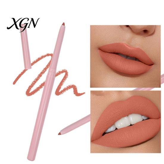 Anti Sweat Lip Pencil Retractable Liner for Women, Long Lasting Waterproof Pencil, Makeup Essential Tools Precise Shaping & Filling Defined Shape