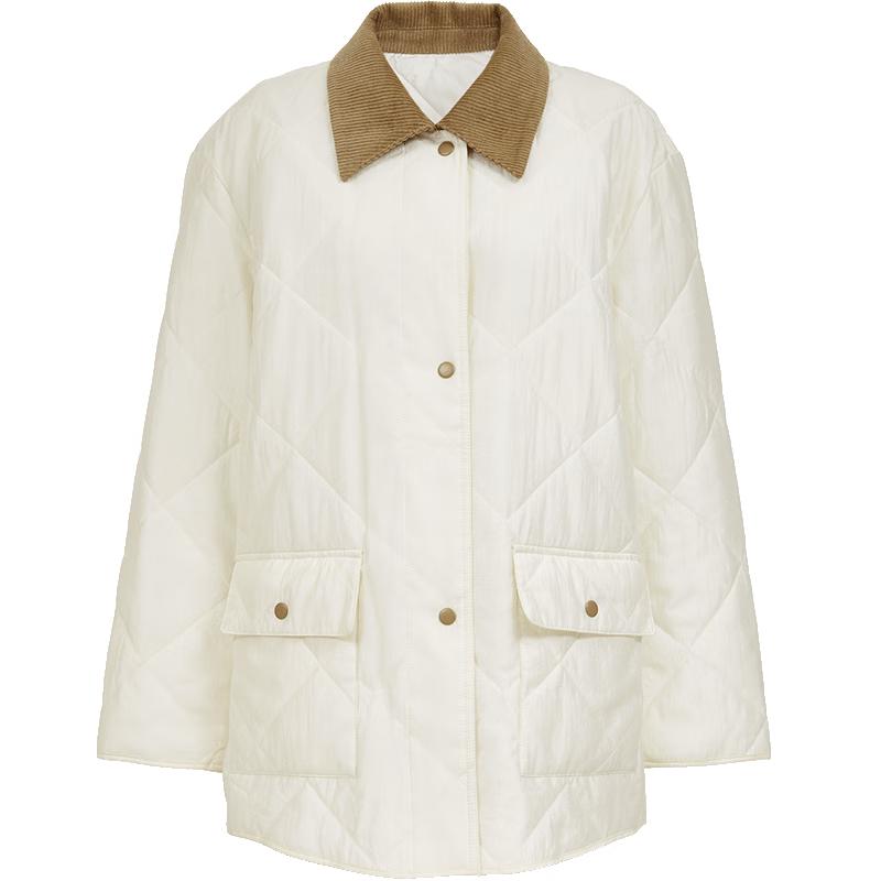 

VERO MODA Women s Lyocell Blend Color-Block Lapel Jacket S