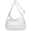 Retro washed pu bag women's fashion simple large-capacity mother bag multi-layer soft leather shoulder messenger bag