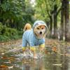 Windproof Dog Hooded Raincoat Waterproof Pet Waterproof Cloak Dog Rain Cloak  Rainy Day