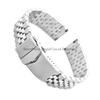 316L Massiv-Edelstahl Uhrenarmbänder für Jubilee 20mm 22mm 24mm Armband Gürtel Tauchen für Herren Schraubverbindung Luxus-Uhrenarmband
