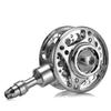 Lizard Metal Aluminum Alloy And Fishing Reel Hand Rod Internal Winding With Drag Function Camping Travel Gear