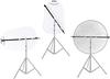 Selens Reflector Multifunctional Reflector Adjustable Length Boom Suitable for Studio Suitable for Holder, Holder, 360° Rotatable, 55-135cm, Arm,