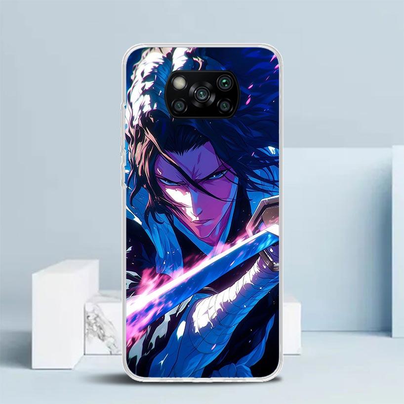 Bleach Kuchiki Byakuya Soft Cover for Xiaomi Poco F7 Ultra X7 X6 X5 Pro M7 Phone Case Redmi 15 15C 13 13C 12 12C 10 10C Print Sh