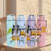 1PC Colorful Graffiti Street Art Collage Print 750ml Portable Sports Water Bottle Leakproof Gym Outdoor Travel Drink Cup