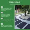 Adesivo Legante per Pietre di Ciottoli per Sentieri da Giardino Viali Paesaggistica Rocce Ghiaia Incollaggio Impermeabile Antigelo Fissaggio Esterno