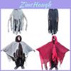Costume con Mantello da Zombie di Halloween a Maniche Lunghe per Adulti Cosplay Fantasmi Spaventosi