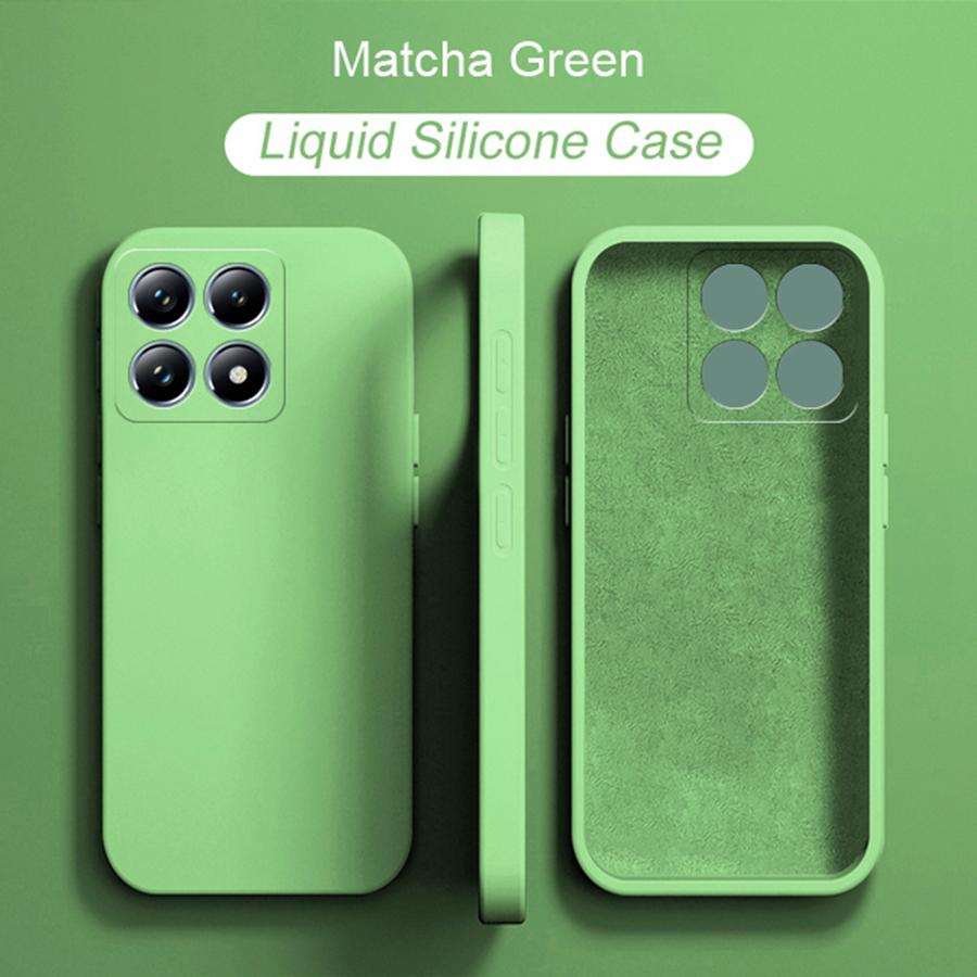 Liquid Silicone Soft Phone Case Cover for Xiaomi 14T / 14T Pro Redmi 14C 4G