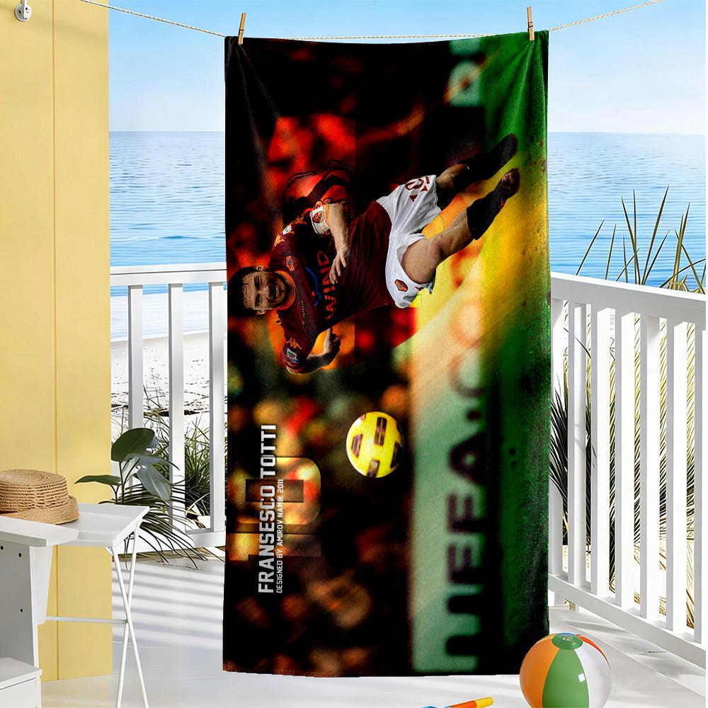 Turkish Football Player Action. Beach Towel Soft Durable Quick-Dry Comfortable Lightweight