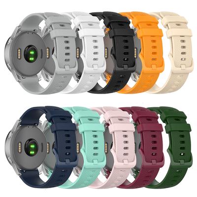 18mm 20mm 22mm Silikonowy Pasek do Garmin Vivoactive 5/4/3 Pasek do Smartwatcha Zamienny Pasek do Zegarka dla Garmin Venu 2 2S 3S