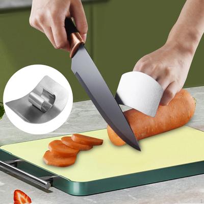 2 Pieces Finger Guard Knife Cutting Protector Hand Kitchen Safe Slice Tool for Chef Cooking Avoid