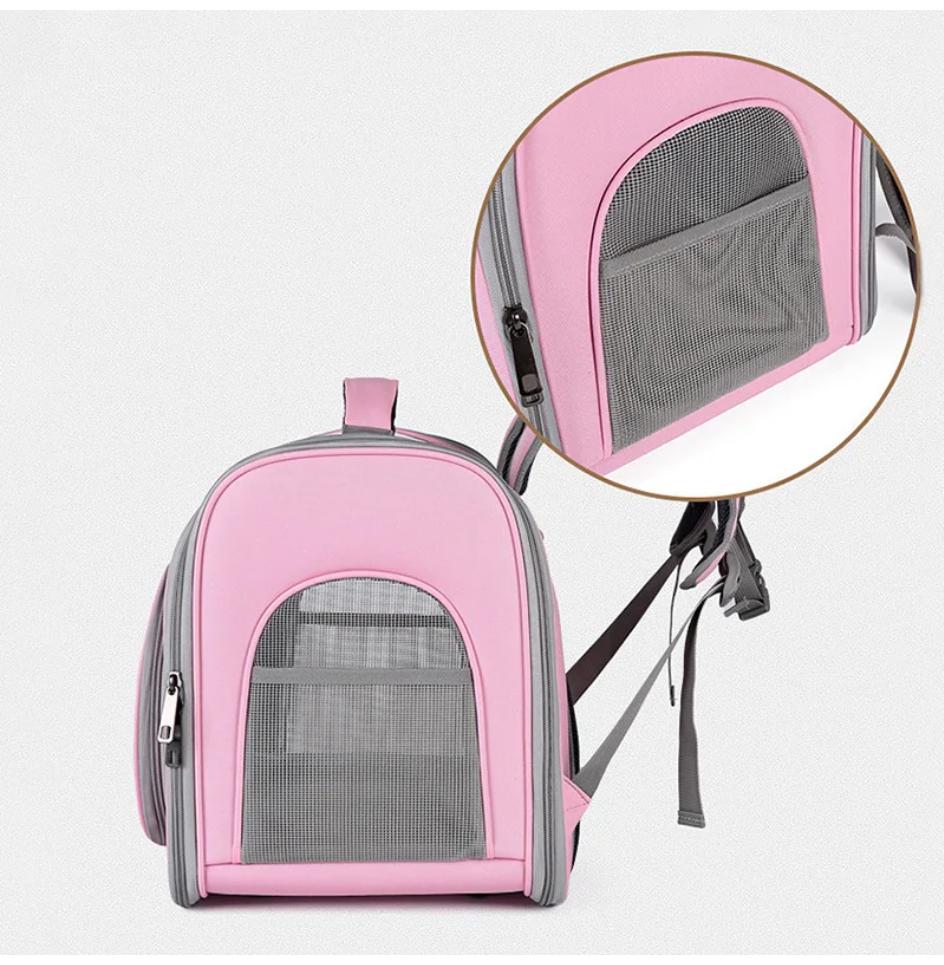 Pet Cat Carrier Bag Outdoor Travel Backpack for Cats Small Dogs Breathable Cat Carrying Bag Suitable for Cats Within 7.5kg