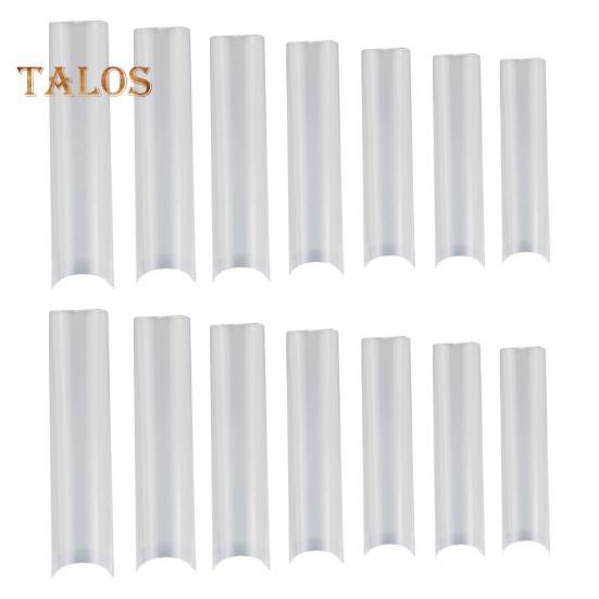 

504 шт., белые/прозрачные искусственные типсы для ногтей, длинные плоские конические квадратные типсы для ногтей, полупокрытие, прямые накладные французские типсы, наращивание ногтей для белый