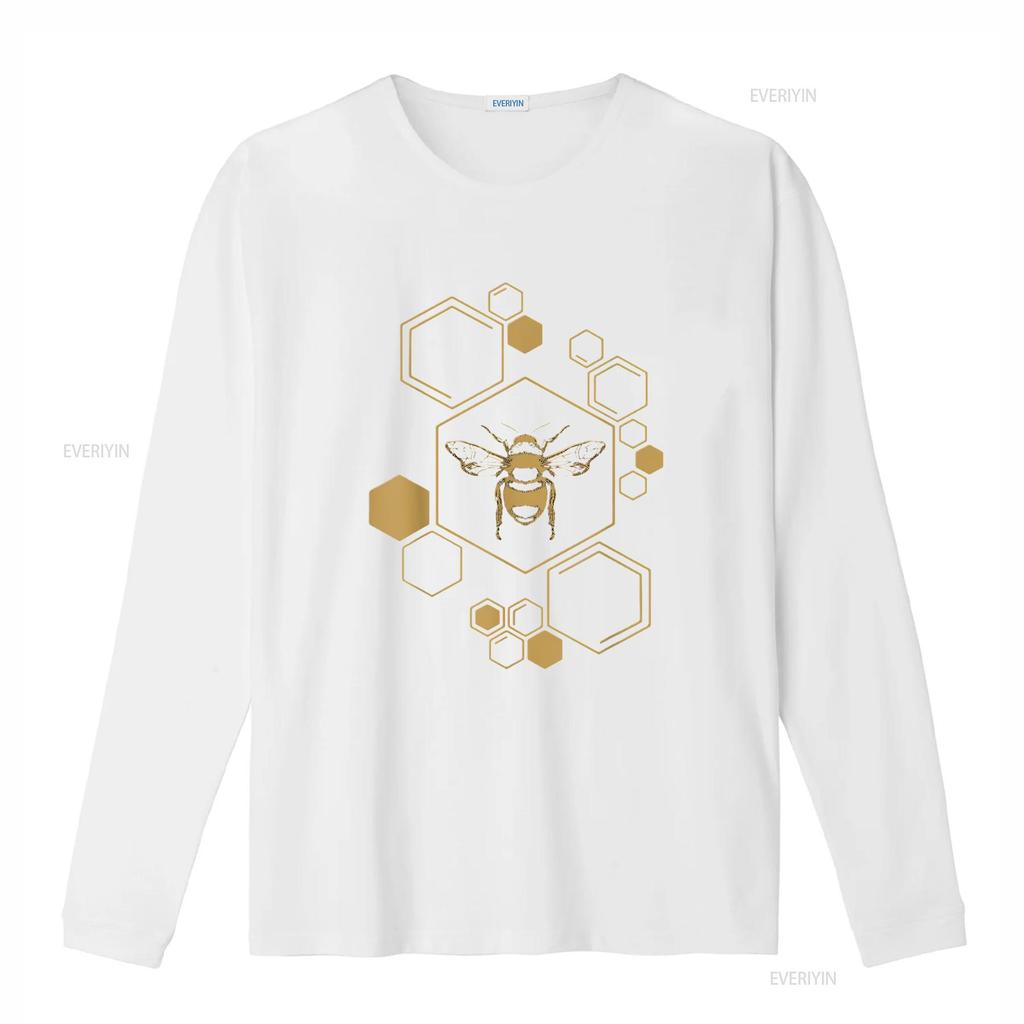 Mens Bee Beekeeping Honeycomb Honey Beekeeper T Shirt Black Medium Vintage Washed Stretched Homme Streetwear Unisex Comfortable