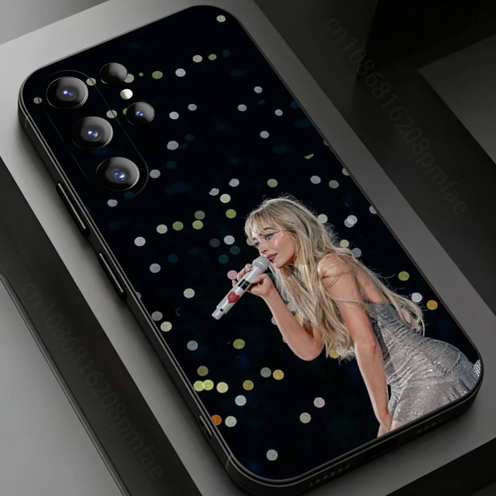 Singer S-Sabrina Carpenter Phone case for Samsung Galaxy S24,25,26,23 22,21,S20 Plus Ultra FE soft fundas cases