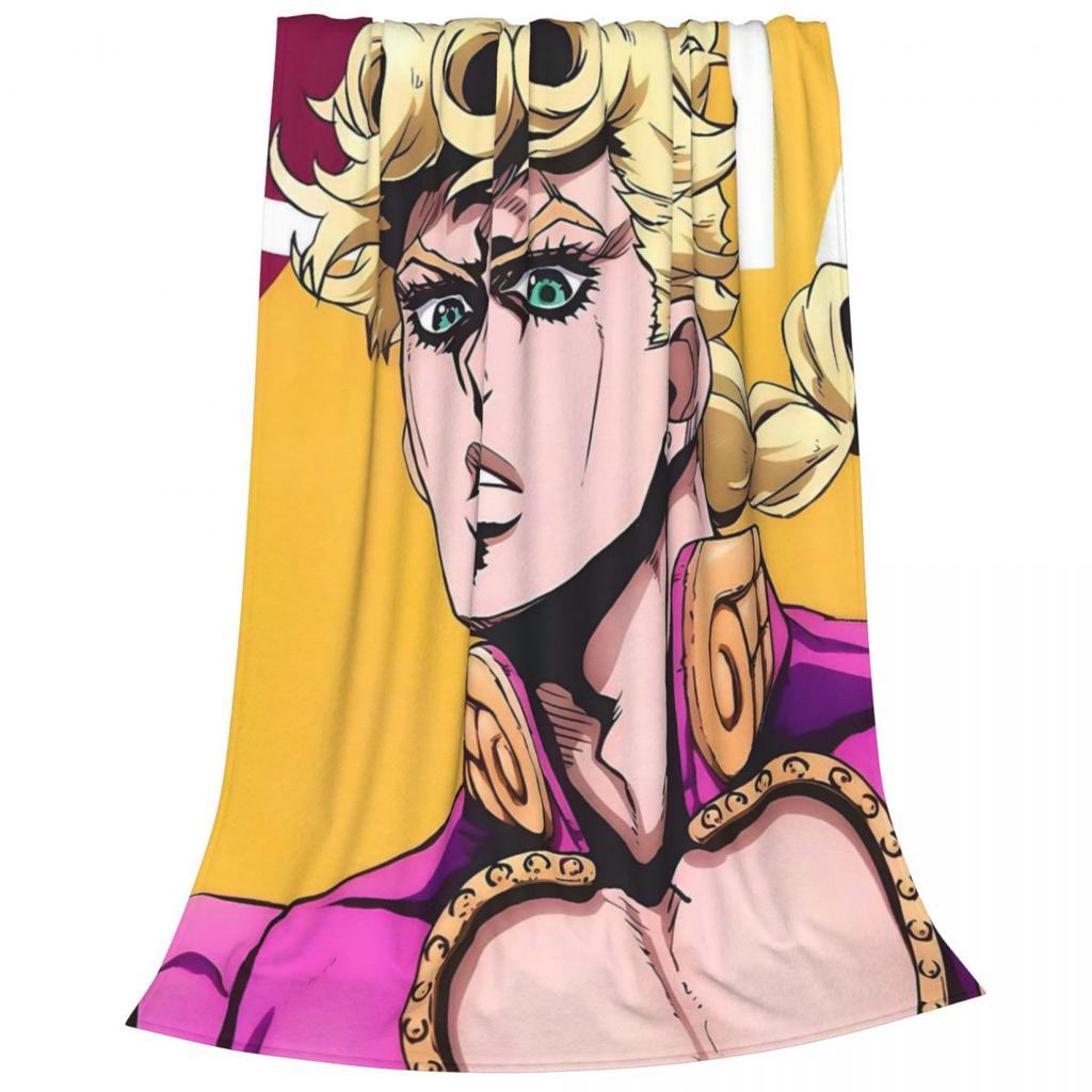 Anime JOJO HD ART Blankets Soft Warm Flannel Throw Blanket Cover for Bed Living room Picnic Travel Home Sofa