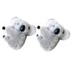 Fermacapelli a Forma di Koala Tessuto Peluche Presa Salda Pinza per Capelli Copricapo Decorativo per Uso Quotidiano Scuola o Feste