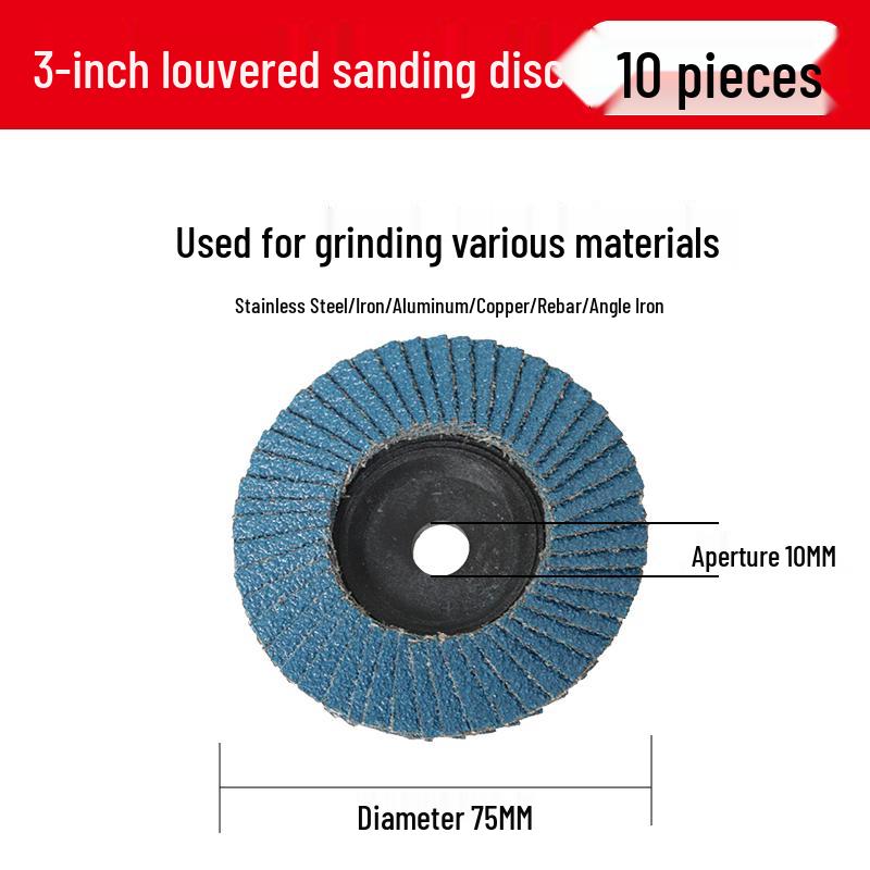 Mini 3" Lithium Battery Angle Grinder with 75mm Cutting Disc for Wood, Stone, and Metal.