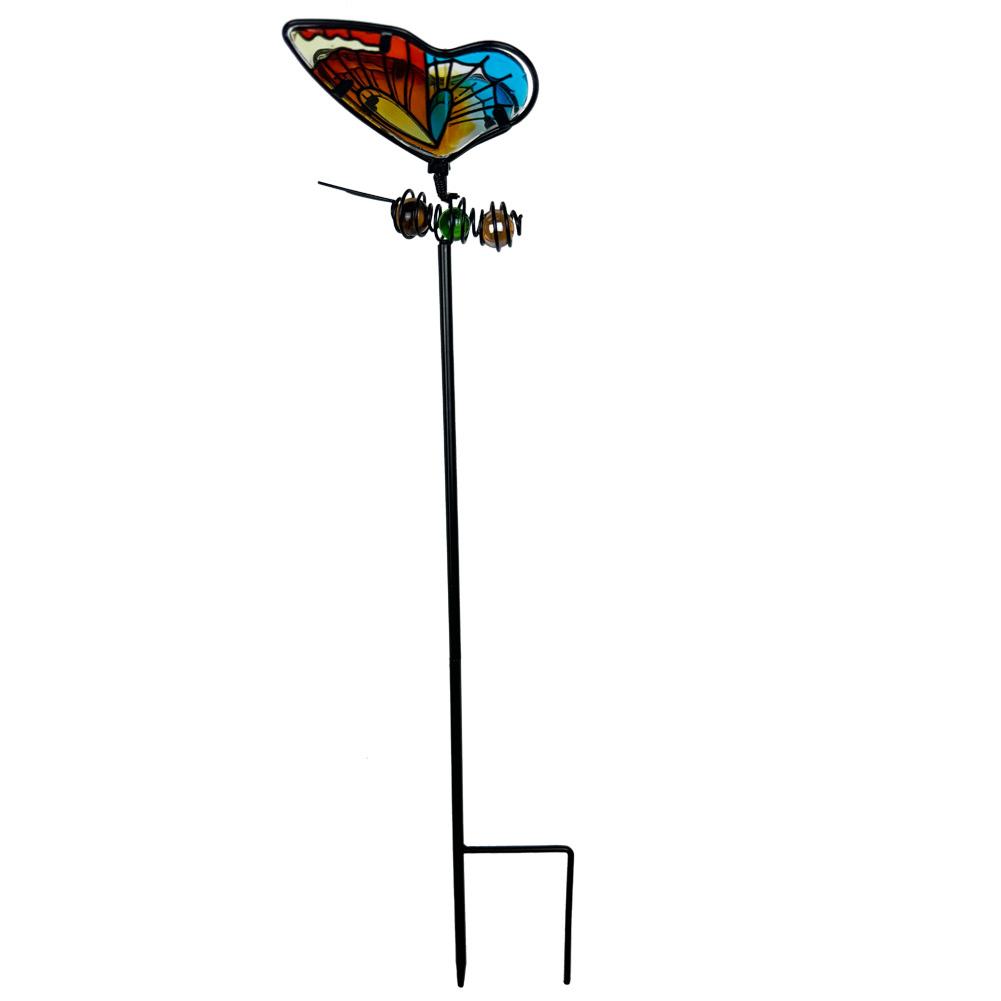 Butterfly/Dragonfly Garden Stake Decor Decorative Garden Decorations Yard Art Garden Stake for Outdoor Lawn
