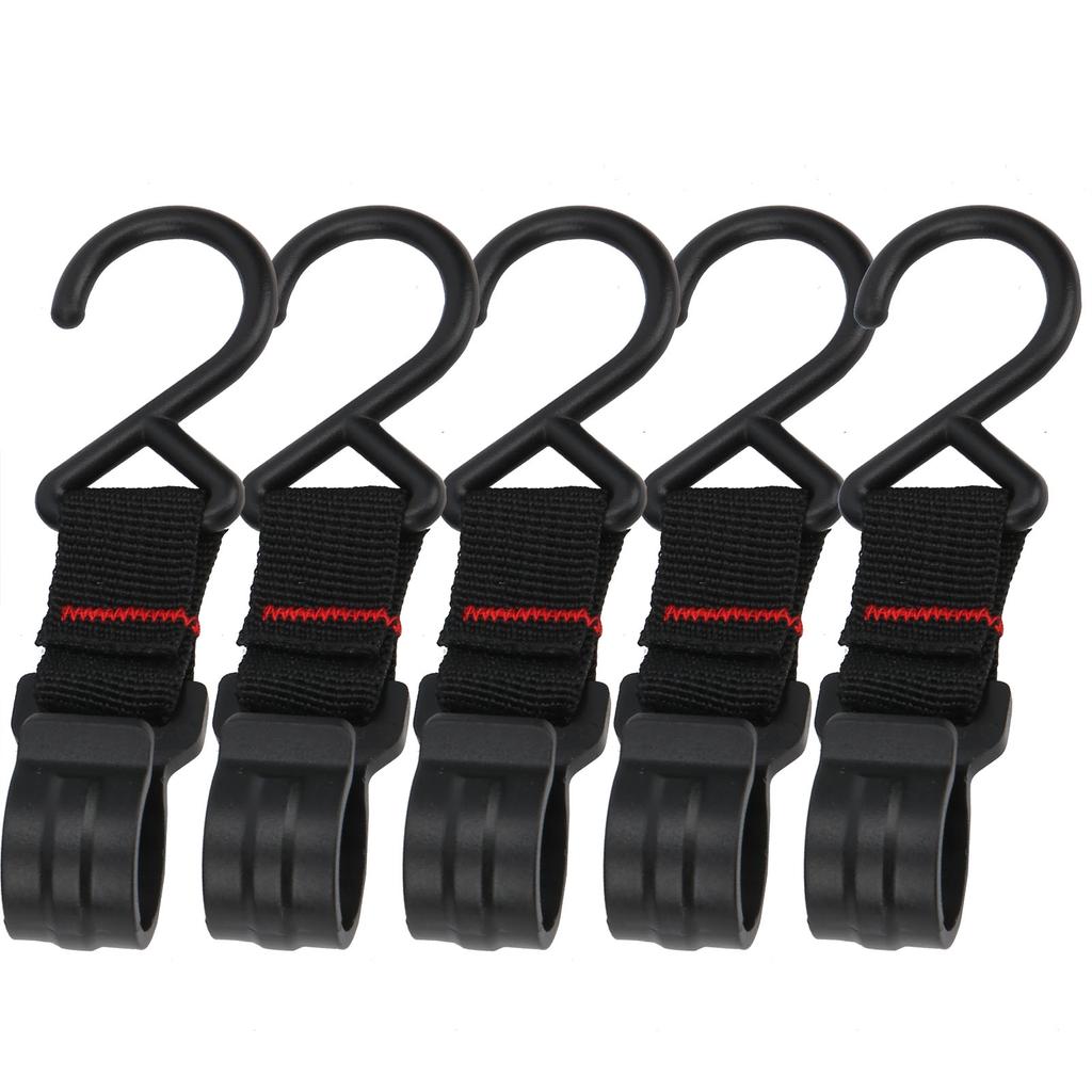 5Pcs Outdoor Hanging Hook Camping MultiFunctional Strap Hanger for Light Cookware