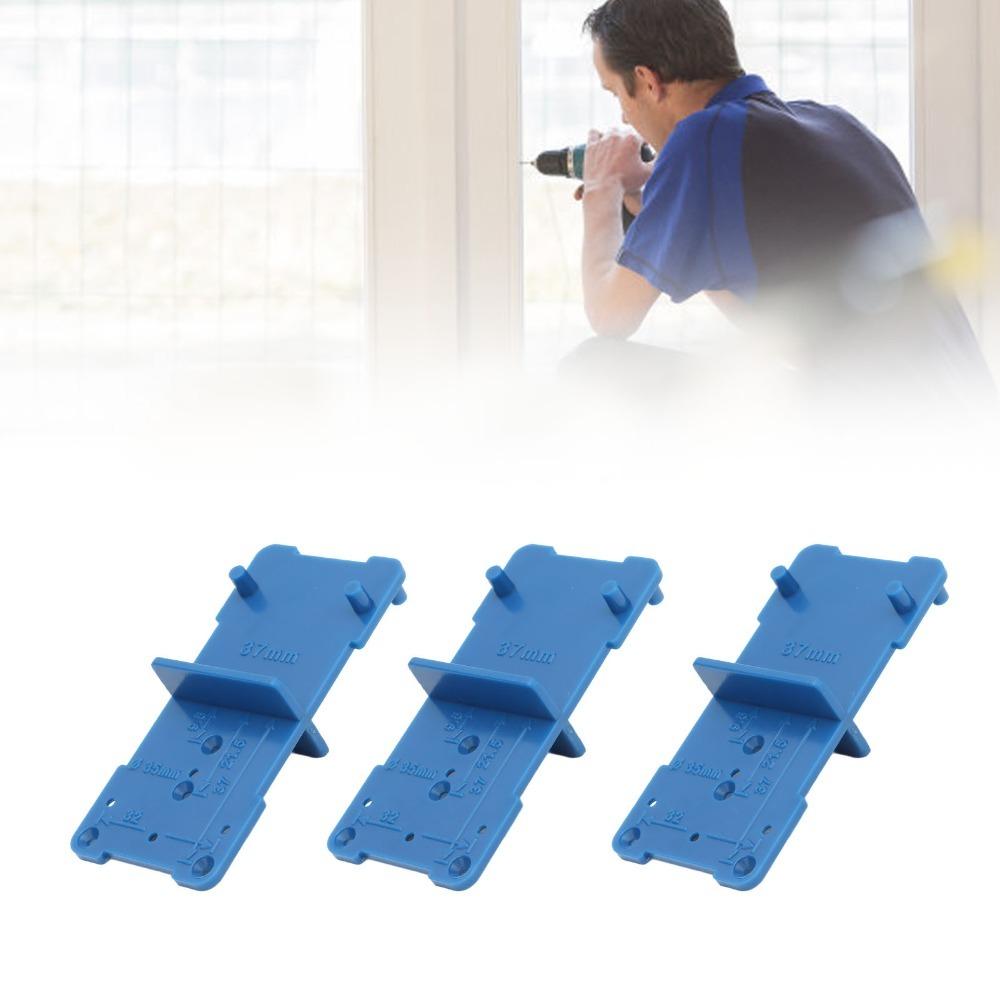 10 Pcs 28mm Diameter Hole Drilling Locator Template Cabinet Hinge Jig For Cabinet Making