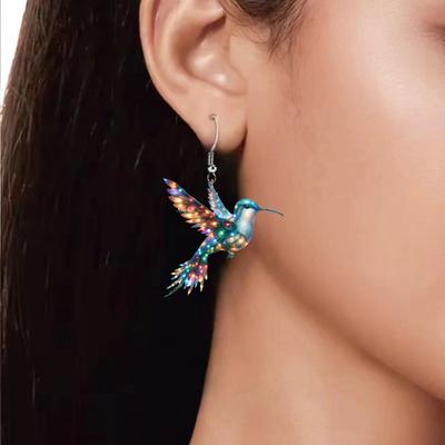 Elegant Hummingbird Earrings