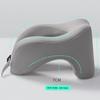 U-shaped Pillow Memory Foam Thick Elastic Slow Bounce Travel Neck Pillow Adjustable Band Pain Relief Long Flight Neck Support Office Nap Pillow