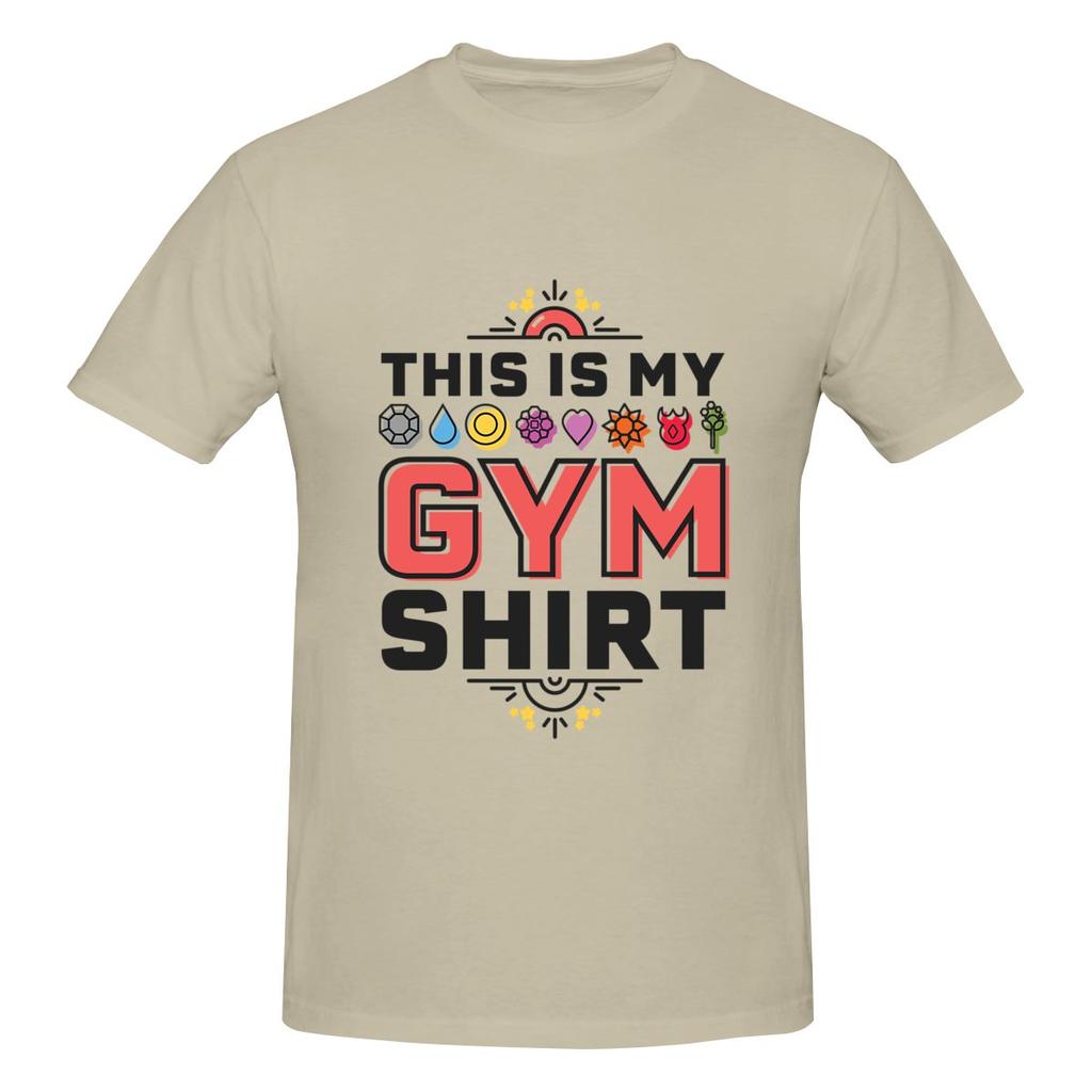 This Is My Gym Shirt Basic Tshirt Fresh Girlish Feeling Morandi Colors Cotton Tee