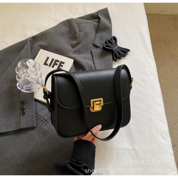 

Foreign order advanced sense small bag women 2025 new trendy fashion texture small square bag retro foreign style shoulder messenger bag