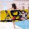 A-AkameS Ga Kill Cartoon Anime Microfiber Blanket Drying Beach Towels Oversized Printing Super Absorbent Pool Towel Blanket