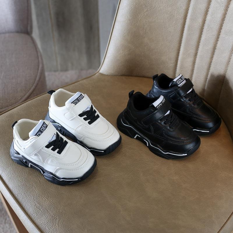Mädchen Sportschuhe Herbst und Winter Neue Mode Kinderschuhe Koreanische Version Jungen Samt Zwei Baumwoll Baby Schuhe Trend Großhandel