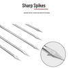 Portable Steel Fish Fork: Thickened Sickle-Style Spike for Fishing
