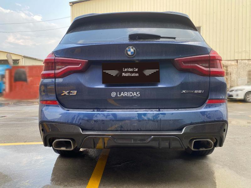 BMW X3 G01 M Sport Carbon Fiber Body Kit: Front Lip, Rear Diffuser, Bumper Lip Accessories