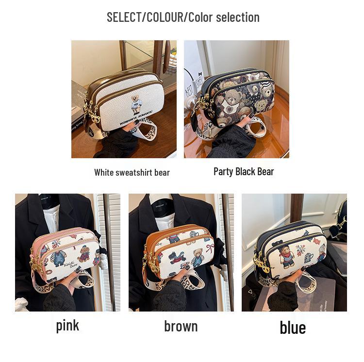 Katy Bär 2025 Niedliche Vielseitige Umhängetasche - Tägliche Crossbody-Tasche