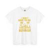 Unbeschwertes Ruhestands-T-Shirt, Lustiges Shirt für Rentner, Unisex Baumwoll-T-Shirt