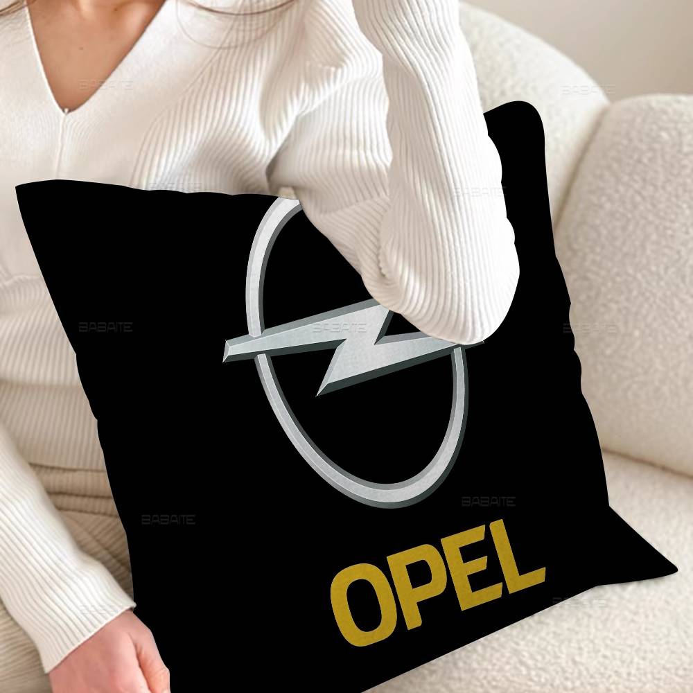 O-Opel Logo Pillow Cover Sofa Cushion Cover Home Room Decoration Children Gift