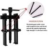 Two Jaw Bearing Puller, Adjustable Two Jaw Puller Remover for Removal Bearing or Gears, Pulley, and Flywheel, Motorcycle Car Auto Removing Kit 2.5"