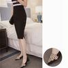 Women Skirt Midi Skirt Slim Ol Open Slit Button Slim Pencil Skirt Elegant Ladies Skirts
