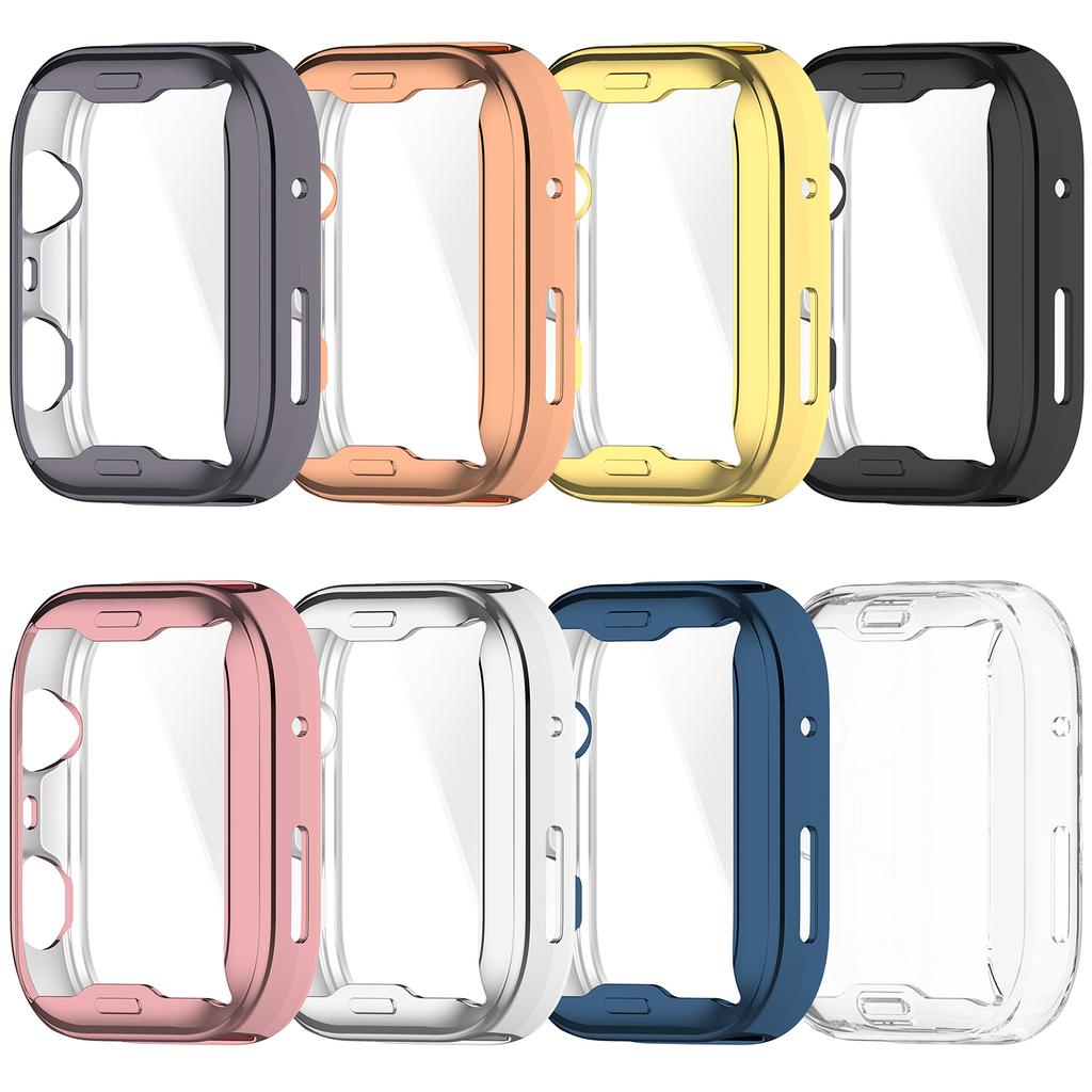 For Huawei Watch Fit 4 Watch Case Full Coverage Flexible TPU Electroplating Cover