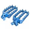 1 Pair Blue Wide Forged Foot Pegs Footrest Pedal Fit for Yamaha Tenere700 XTZ 700 Rally Edition 2024 2023 2022 2021 2020