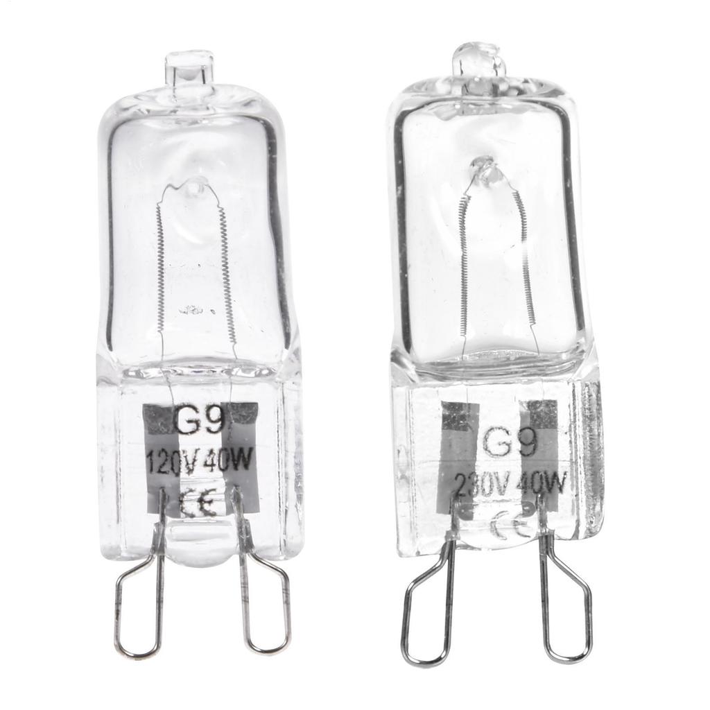 40W G9 Backofenlampe Hochtemperaturresistent 110V/220V 350LM Halogenlampen für Kühlschränke 2000H Lange Lebensdauer Mikrowellenlampe