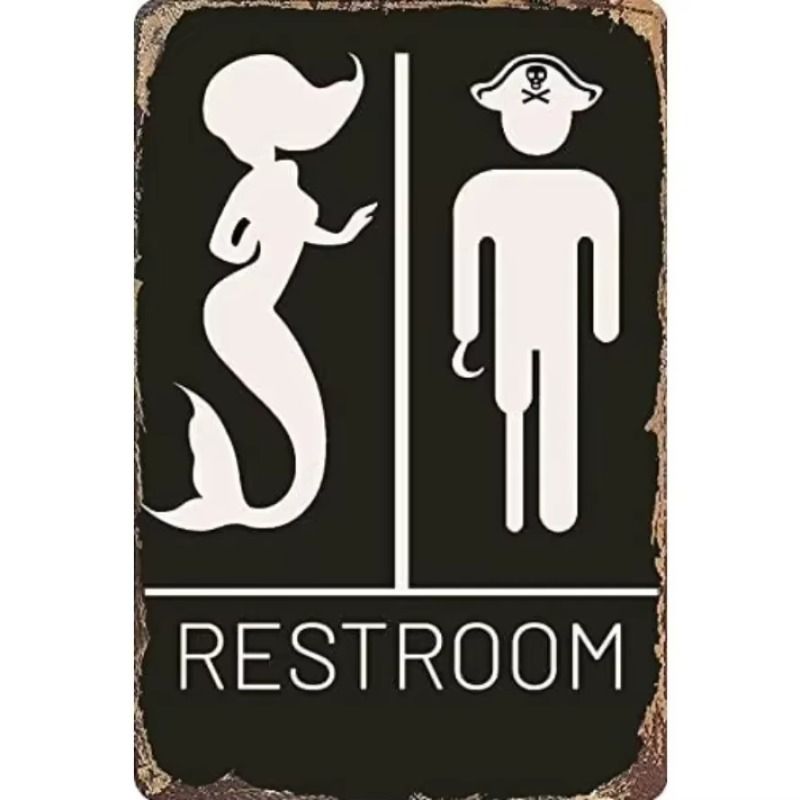 

Metal Wall Art Decor Sign 20x30cm Hanging Decorative Plaque