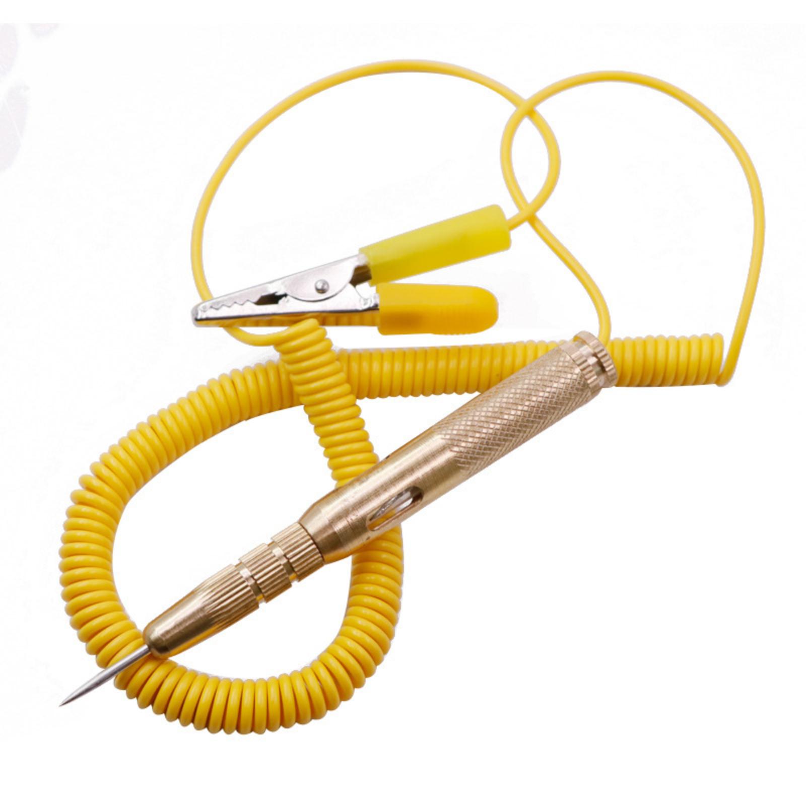 

Automotive Circuit Test Pen, LED Multifunctional Tester For Continuity And Circuit Inspection, Test Light One Size жовтий