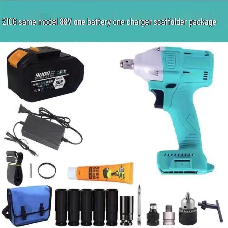 Bürstenlose elektrische Schraubenschlüssel für die Holzbearbeitung: Hohes Drehmoment Schlagbohrwerkzeug, Nur Gerät