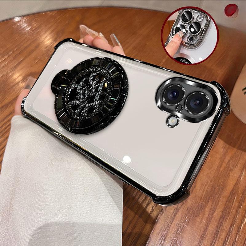 

Подходит для чехла для мобильного телефона iPhone 16 Новогоднее благополучие Магнитная подставка Apple 15 Promax Противоударный чехол 13/14 iPhone6plus