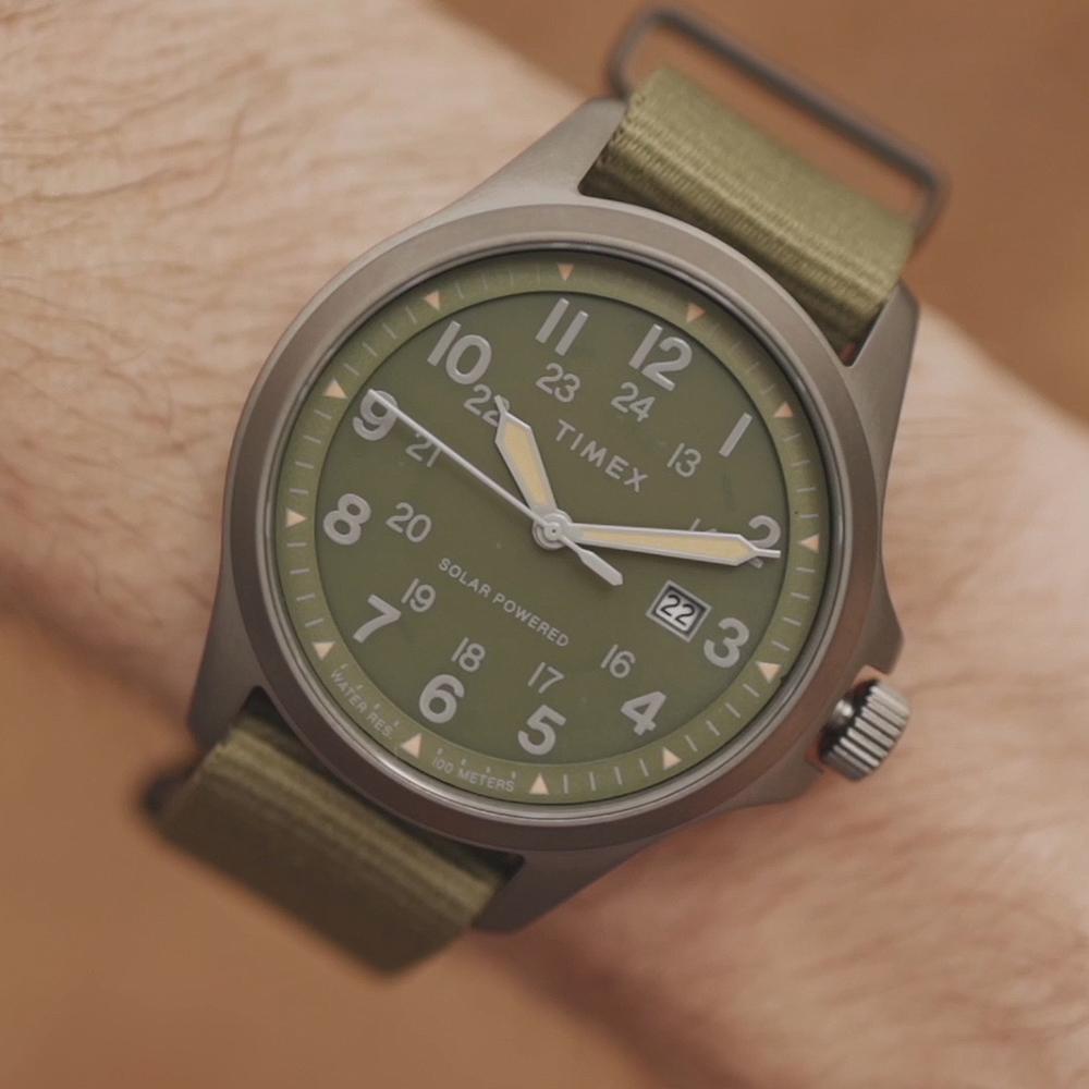TIMEX Expedition Field Post Solar-Powered Military Watch 41mm TW2V03700