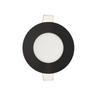 Dalle LED dimmable 3W 4200K 110lm Noir IP20