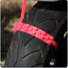 New 10x Red Motorcycle Scooter Wheel Tire Snow Chains Winter Road Safety Anti-skid