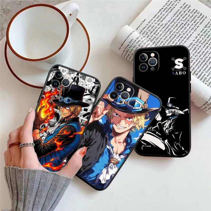 TR31 One Piece Sabo New High-End Shell Phone Case for iPhone 16 15 14 13 12 Pro Max Plus Mini