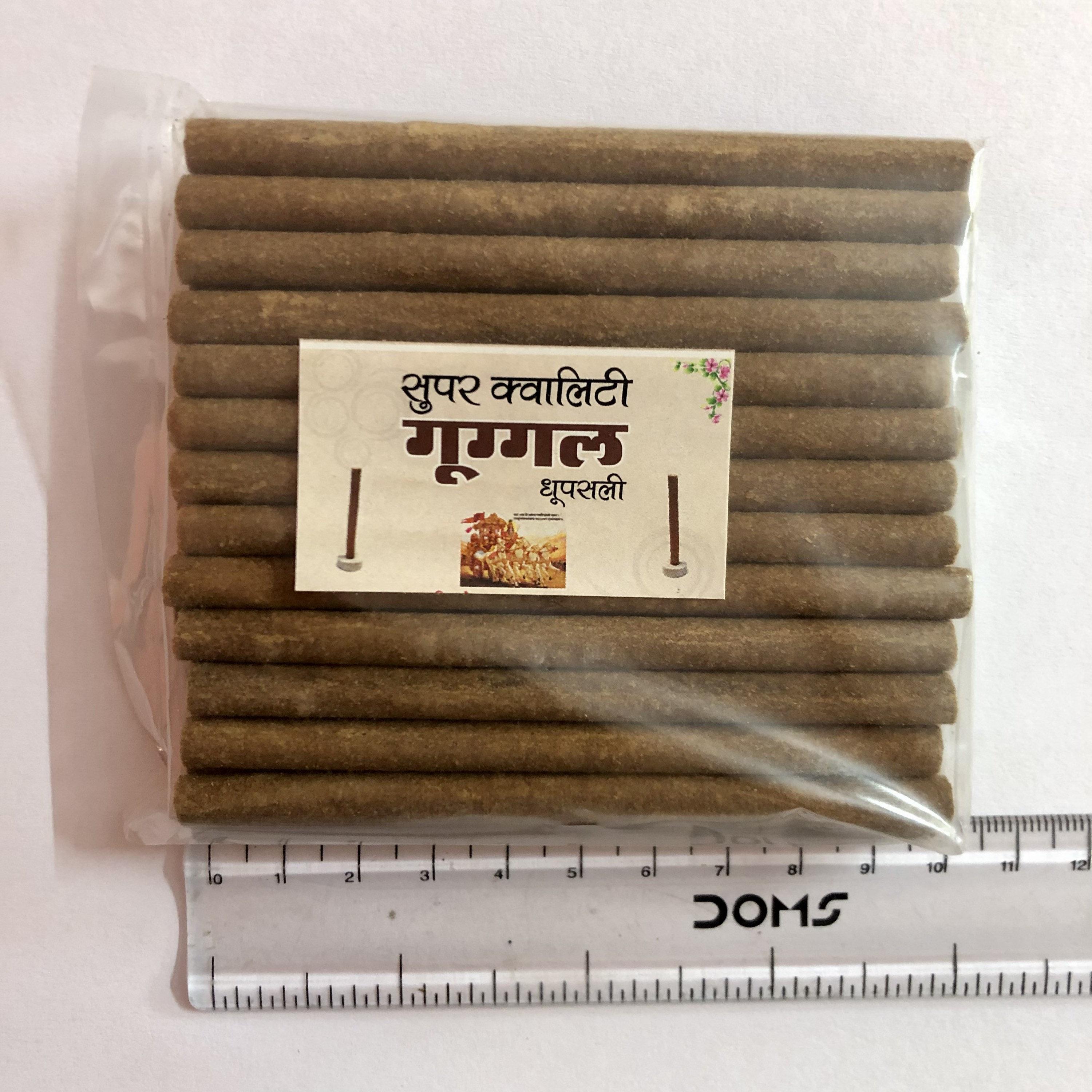 Indian Gugal Guggul Dhoop Sticks – Aromatherapy Incense, Meditation, Puja Pack of 1